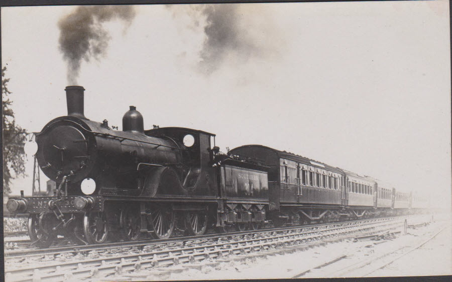 Postcard - Railways - Continental Boat Express at Victoria