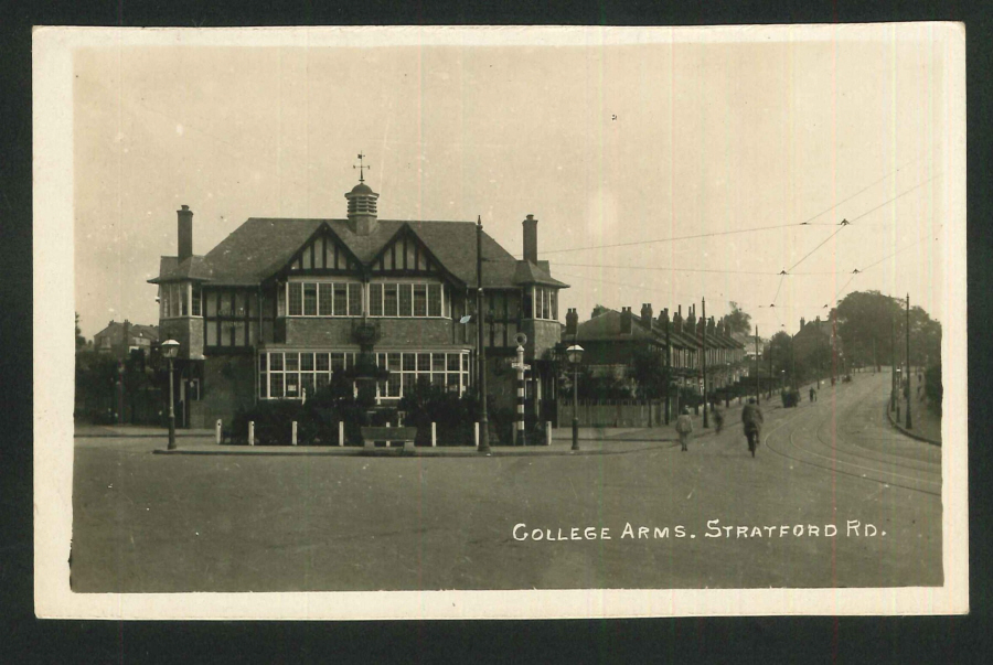 Postcard - College Arms, Stratford Road, Birmingham - Real Photo