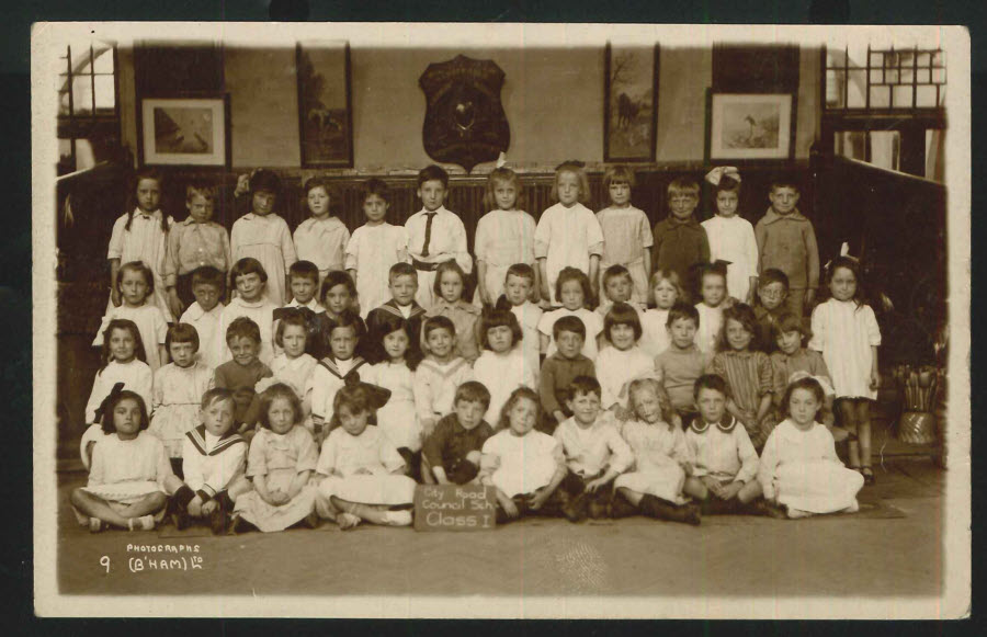 Postcard Birmingham R P City Road Council School Class1