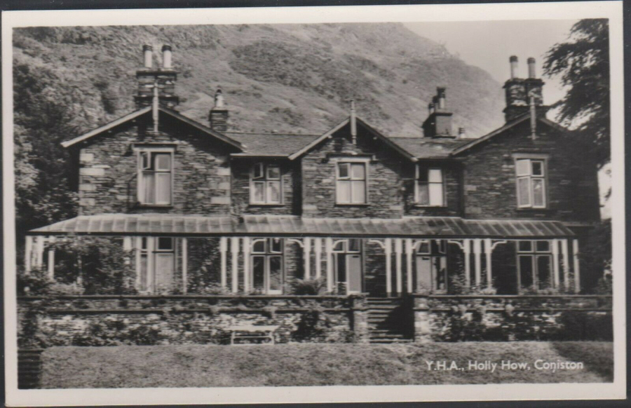 Postcard Youth Hostel - Holy How, Coniston, Cumbria - Real Photo c1950