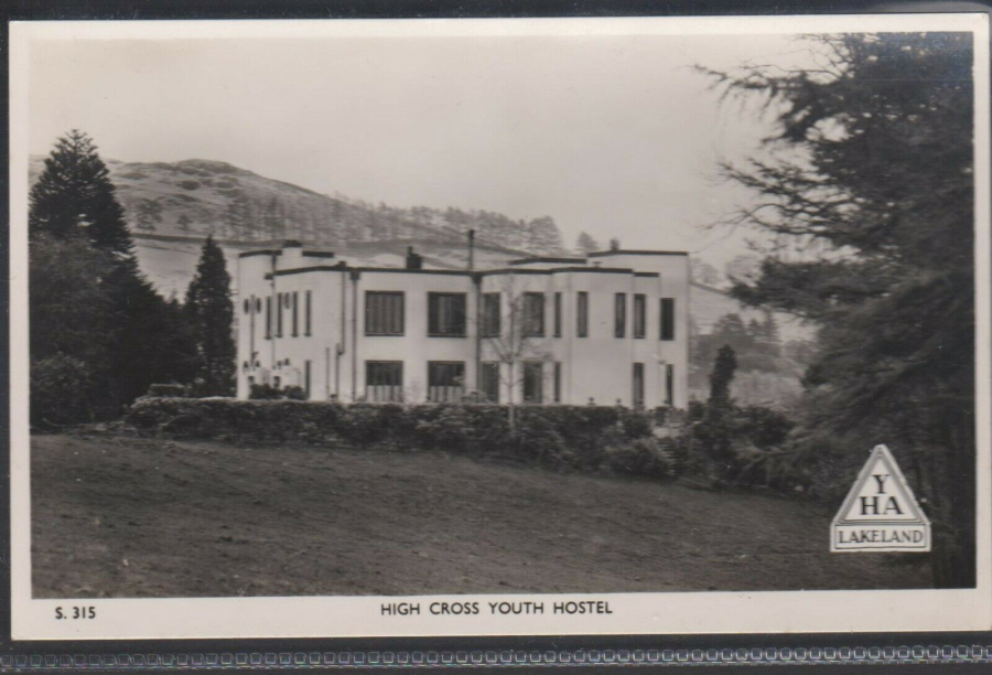 Postcard Youth Hostel - High Cross, Cumbria - Real Photo c1950