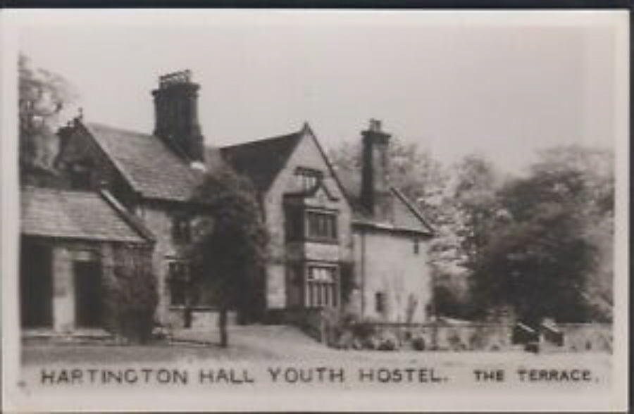 Postcard Youth Hostel - Hartington Hall, Derbyshire - Real Photo c1950