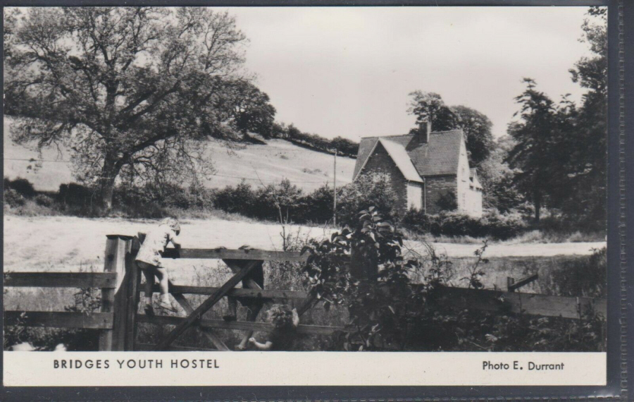 Postcard Youth Hostel - Bridges, Shropshire - Real Photo c1950 - Click Image to Close
