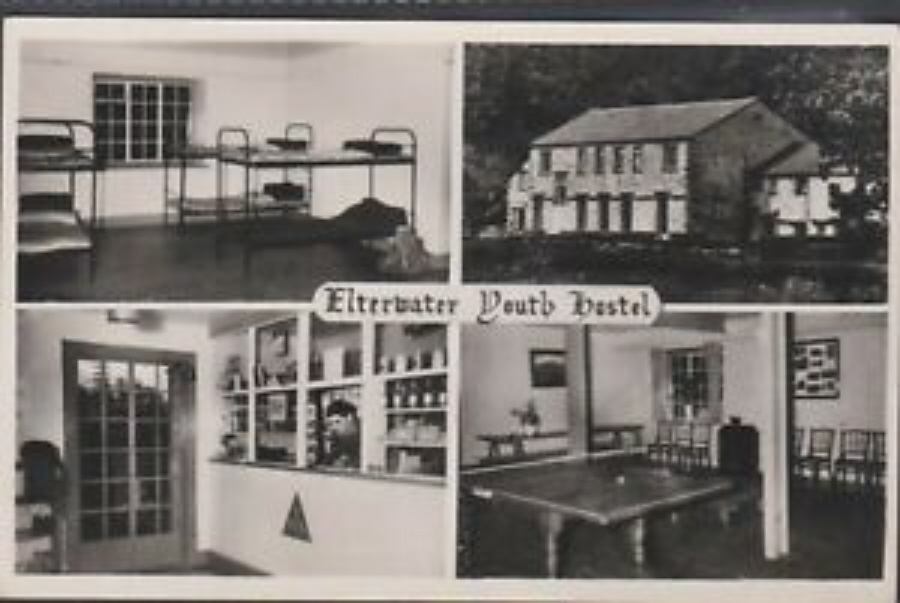 Postcard Youth Hostel - Elterwater, Cumbria - Real Photo c1950 MULTIVIEW
