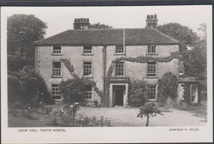 Postcard Youth Hostel - Leam Hall, Yorkshire - Real Photo c1950 - Click Image to Close
