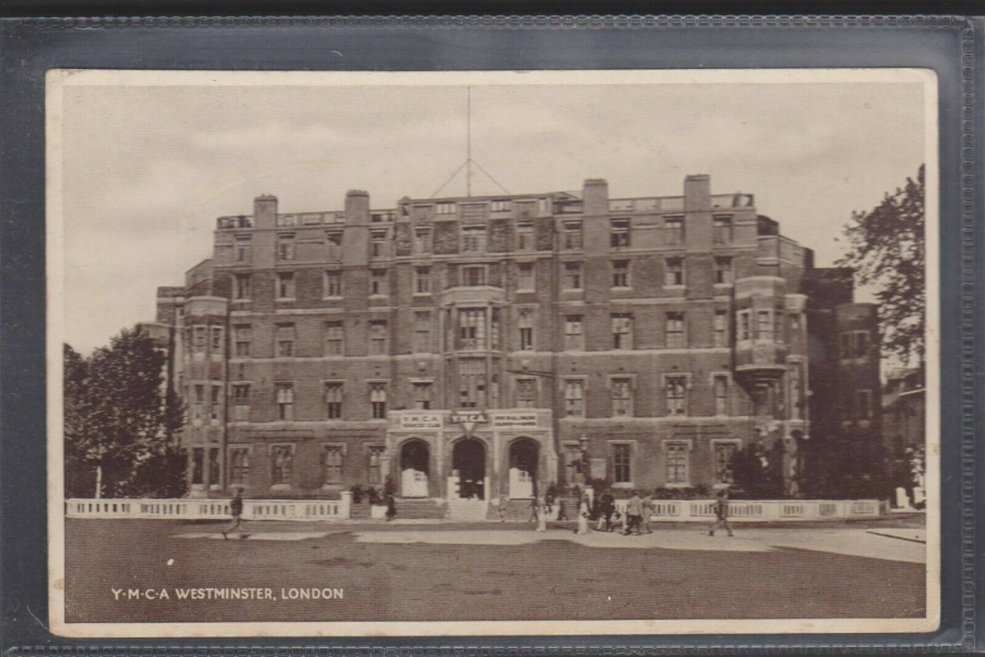 Postcard Y.M.C.A. - Westminster, London - Real Photo c1950 - Click Image to Close