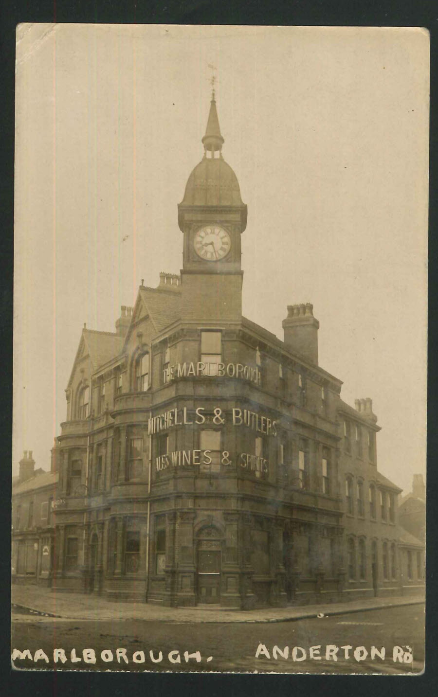 Postcard Birmingham R P Marlborough Public House Anderton Road, Sparkbrook