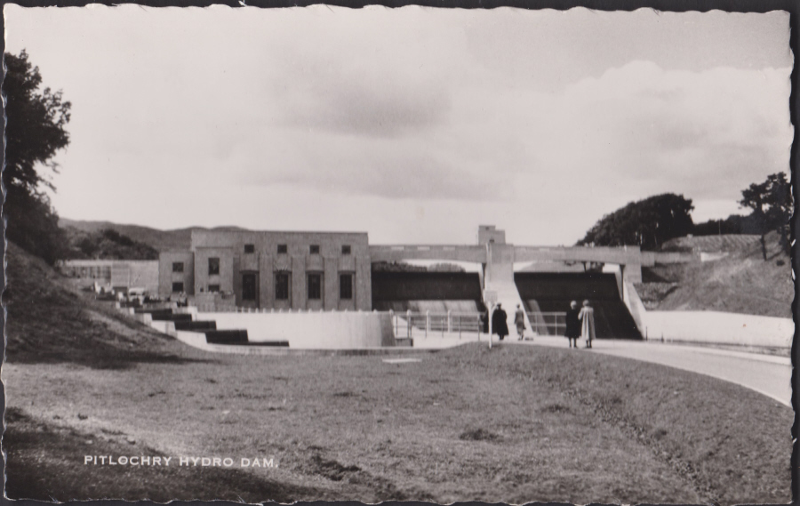 Postcard - Scotland- Pitlochry Hydro Dam