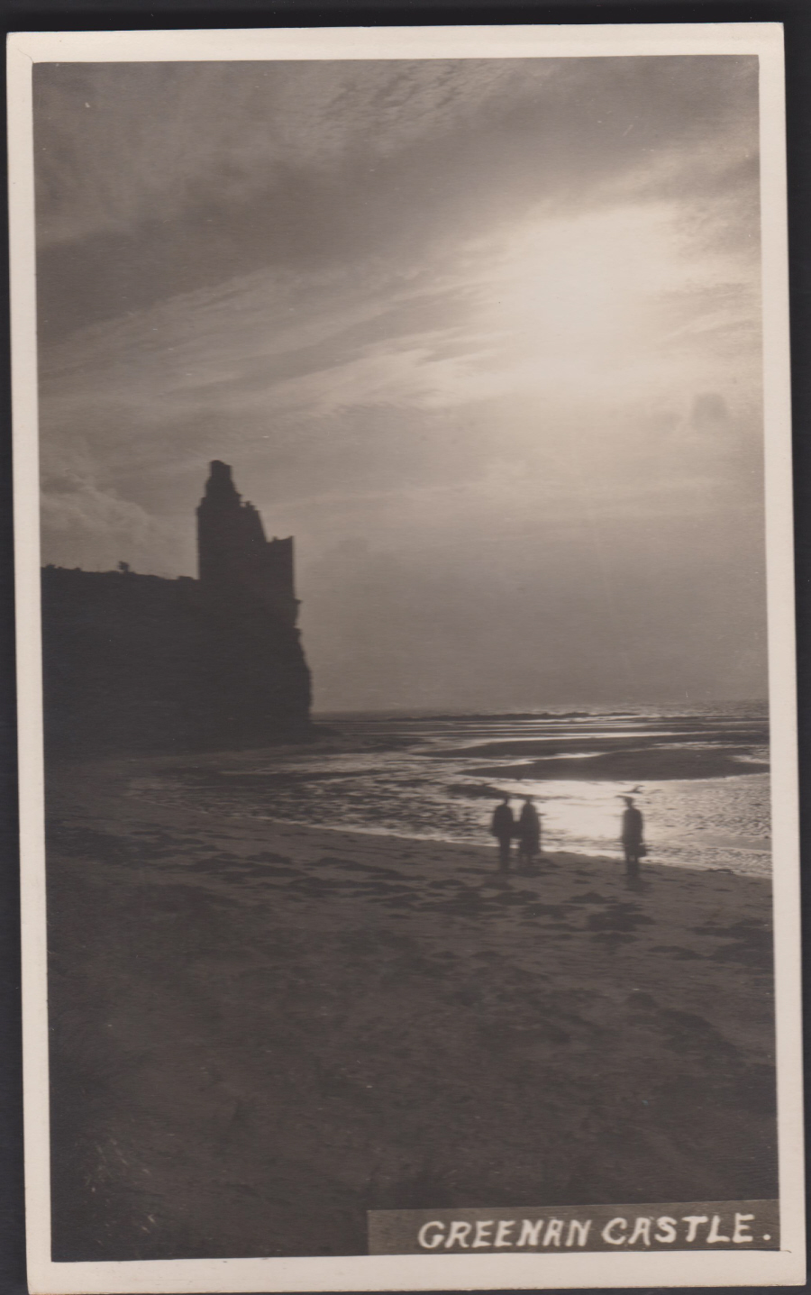 Postcard - Scotland- Greenan Castle by Stephen Pollock Sandgate - Click Image to Close