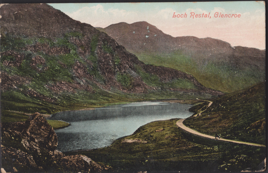 Postcard - Scotland- Loch Restal, Glencroe - Click Image to Close
