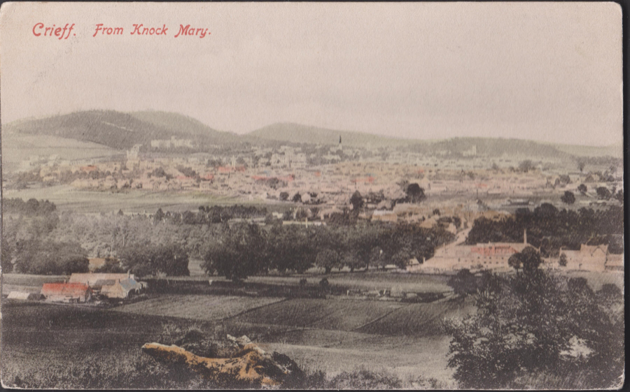 Postcard - Scotland- Grieff from Knock Mory