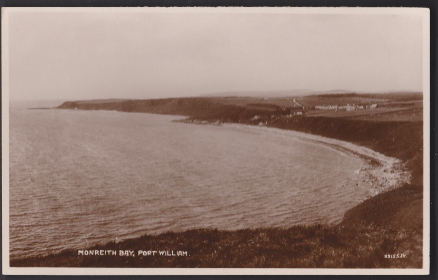 Postcard - Scotland- Monreith Bay, Fort William ref 99155JV Real Photo - Click Image to Close