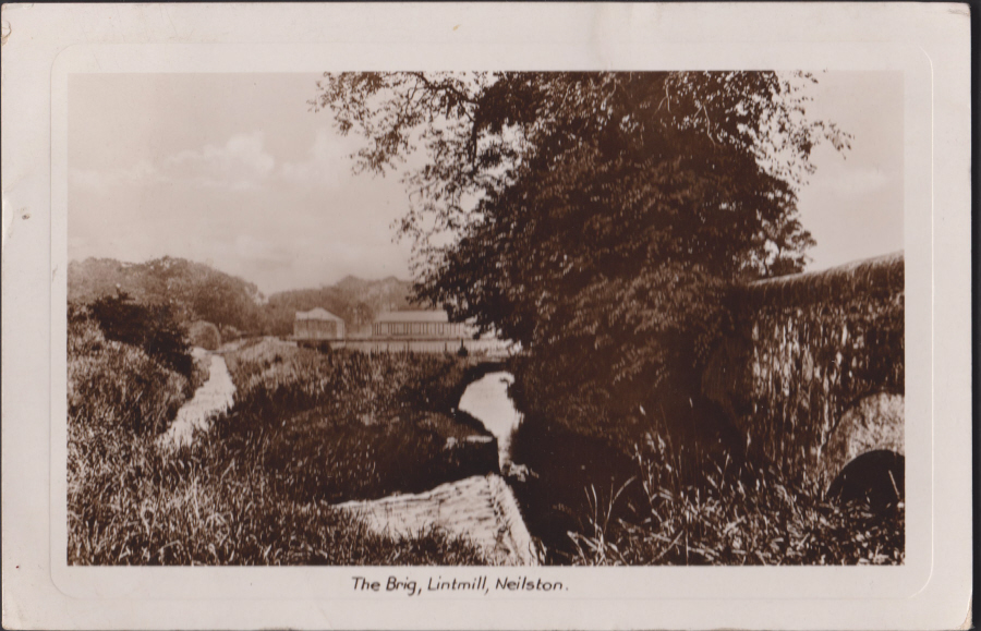 Postcard - Scotland- The Brig, Lintmill, Neilston R P