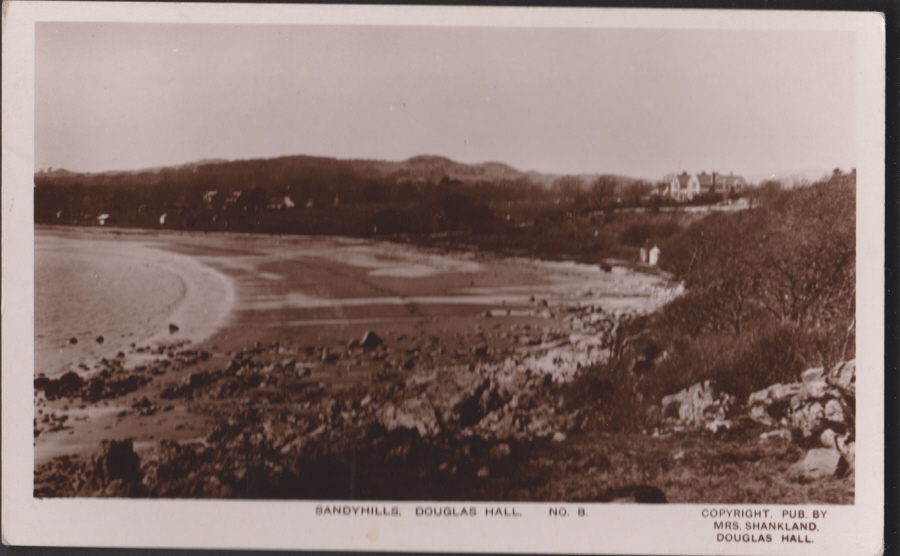 Postcard - Scotland- Sandyhills, Douglas Hall No8 - Click Image to Close