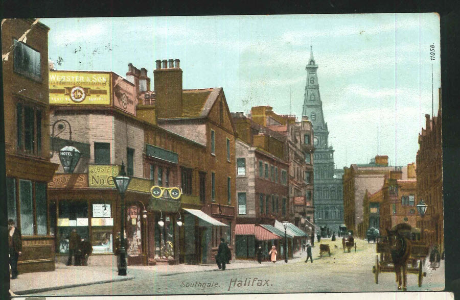 Postcard Yorkshire Southgate,Halifax 1907 - Click Image to Close