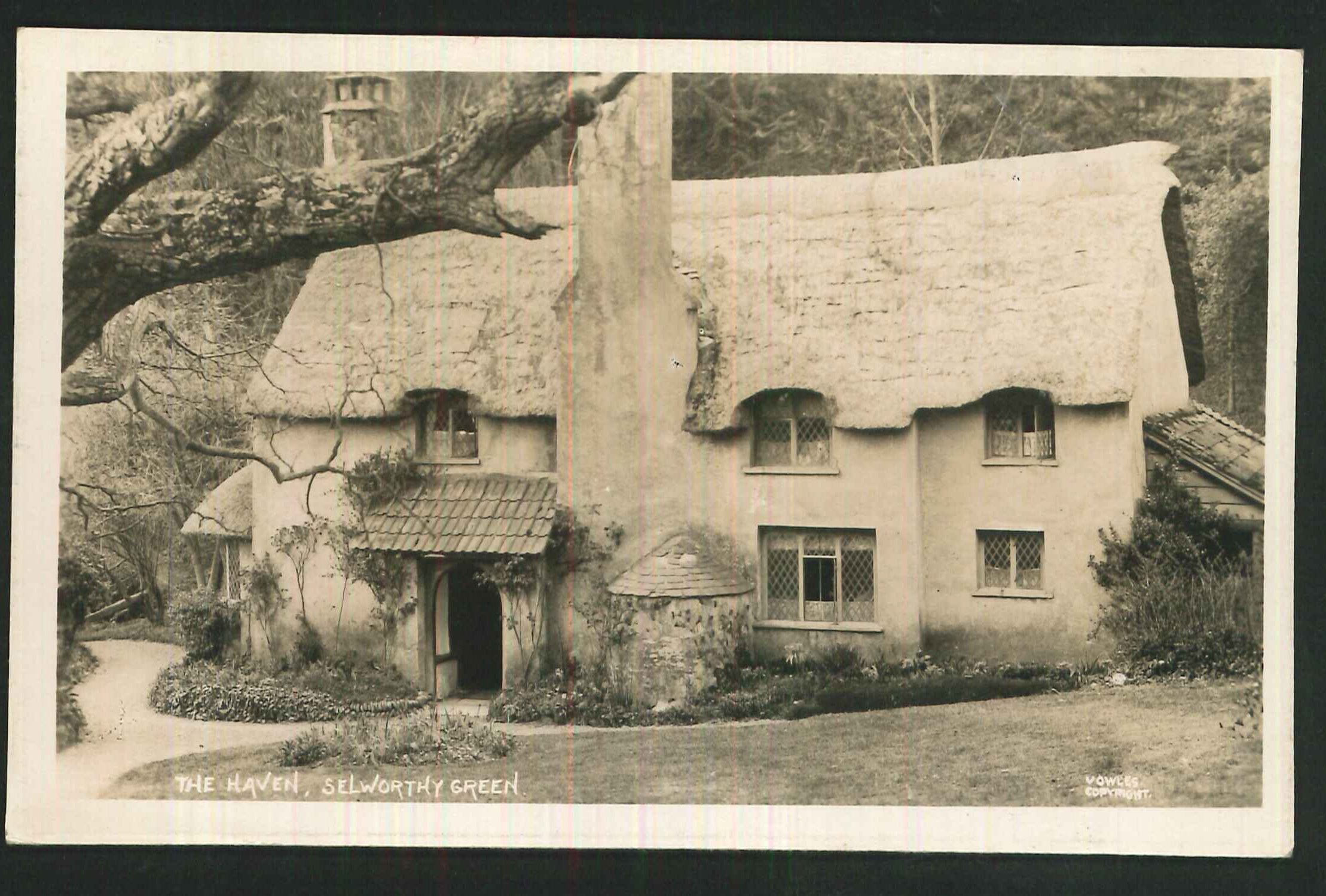 Postcard The Haven Selworthy Green Somerset 1936 - Click Image to Close