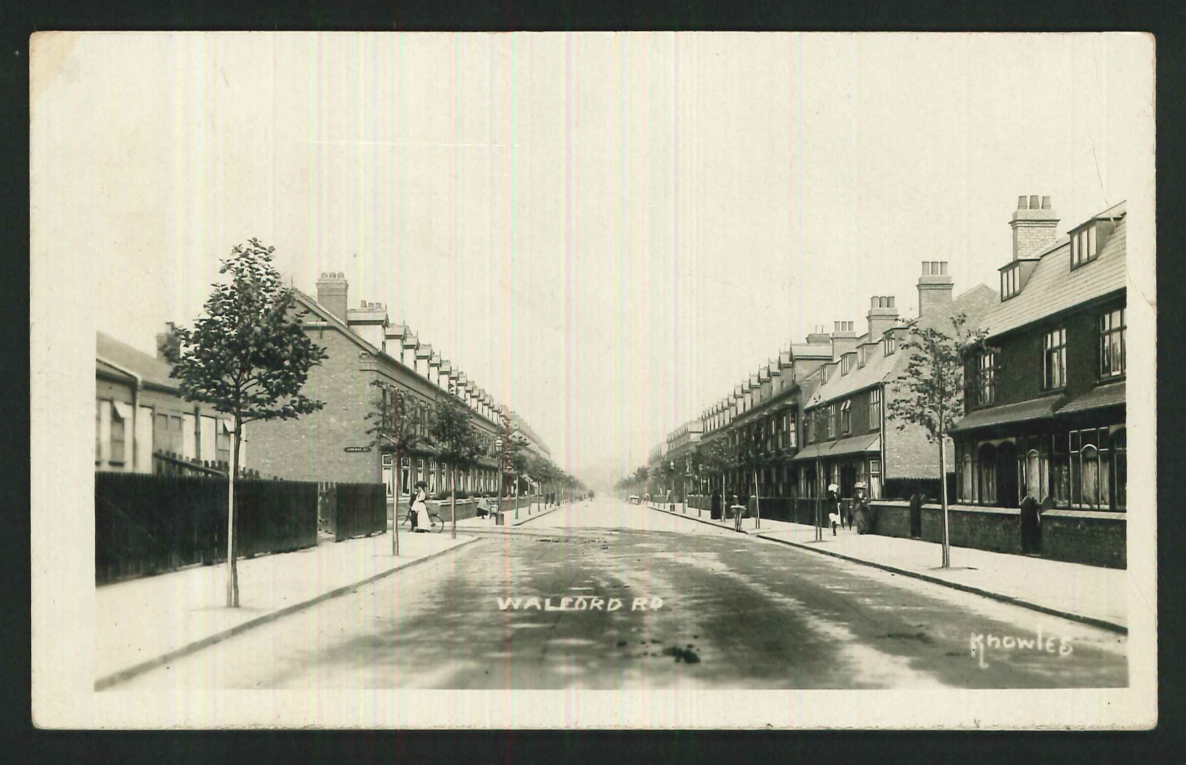 Postcard - Real Photo Postcard Walford Road Birmingham 1911