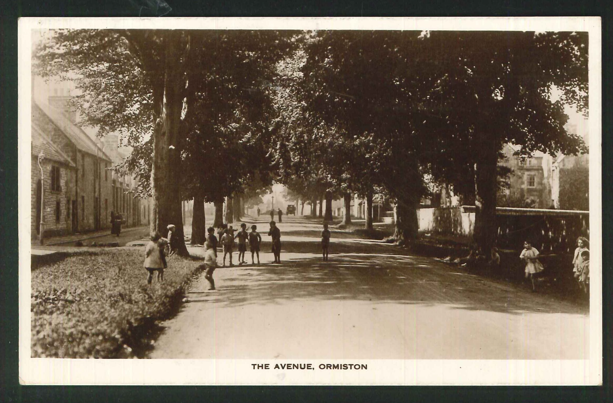 Postcard The Avenue Ormiston East Lothian