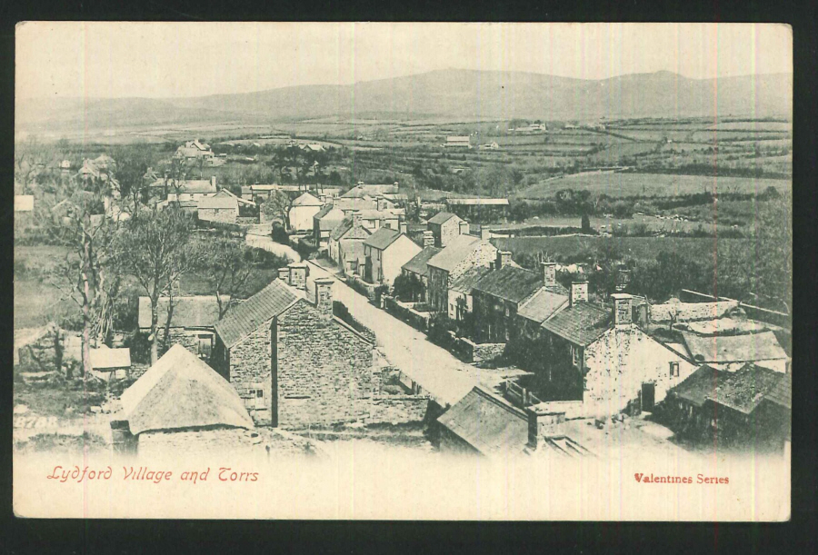 Postcard Lydford Village Devon