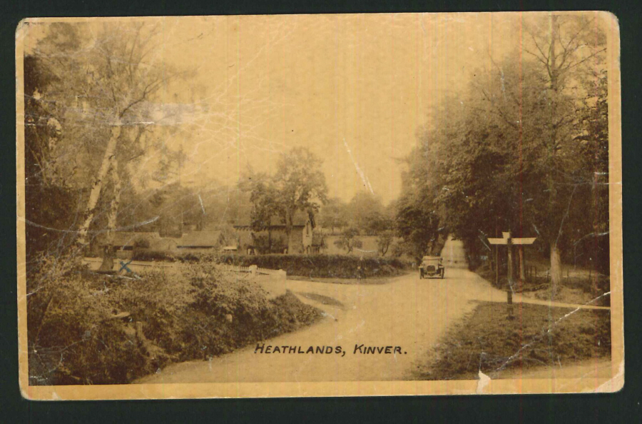 Postcard Heathlands Kinver Worcs