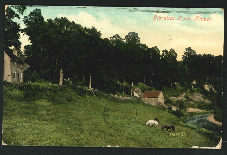 Postcard Gibraltar Rock Kinver Worcs