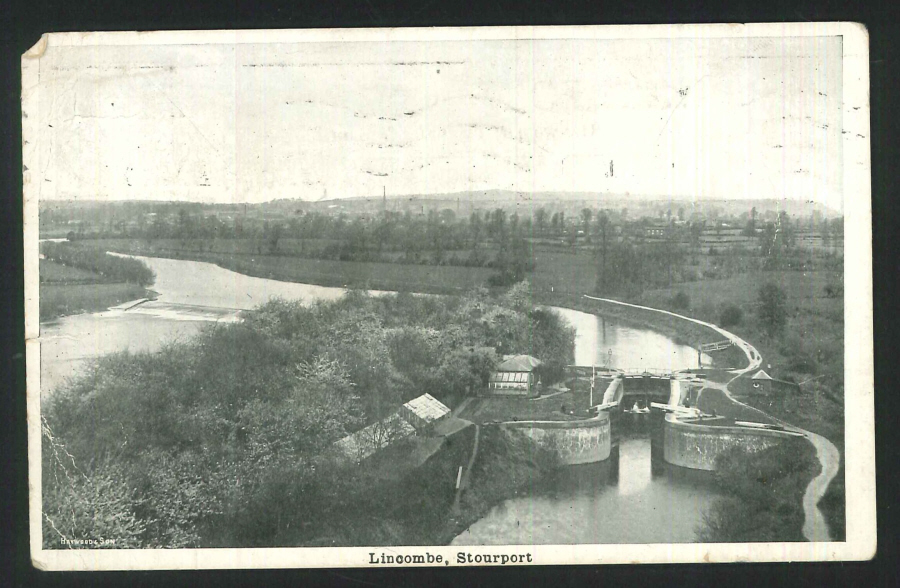 Postcard Lincombe Stourport Worcs 1925
