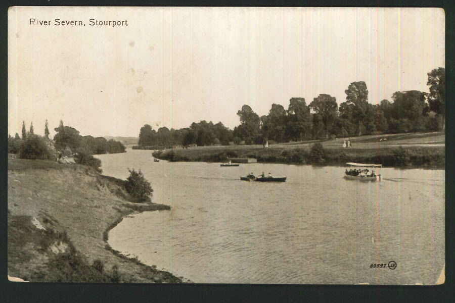 Postcard River Severn ,Stourport