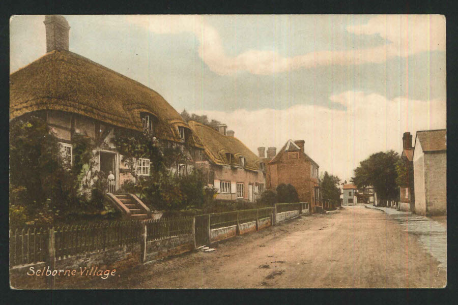 Postcard Hampshire - Selborne Village - Click Image to Close