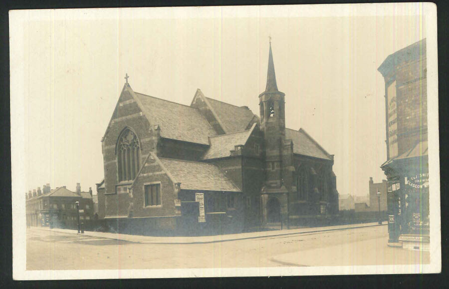 Postcard - Birmingham - Sparkbrook Church c1905 - Click Image to Close