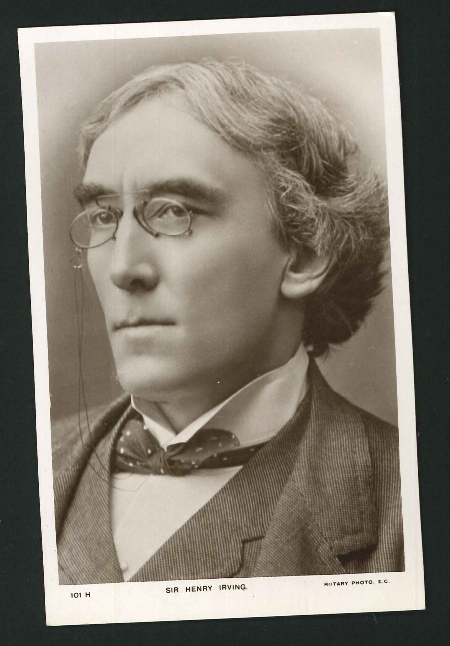 Postcard Sir Henry Irving - Click Image to Close