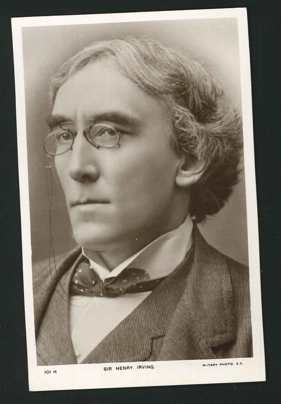 Postcard Sir Henry Irving