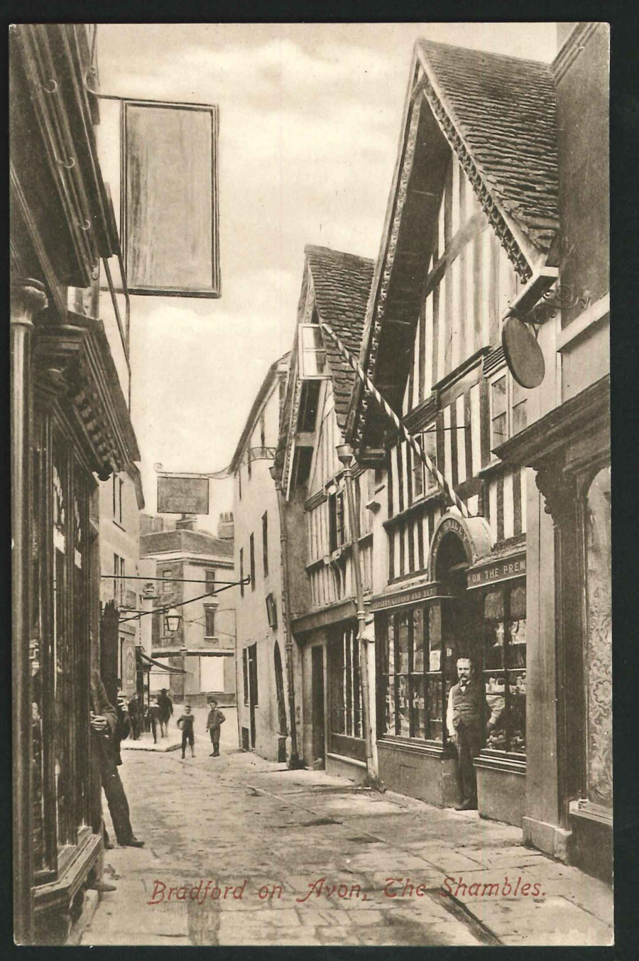 Postcard The Shambles,Bradford on Avon