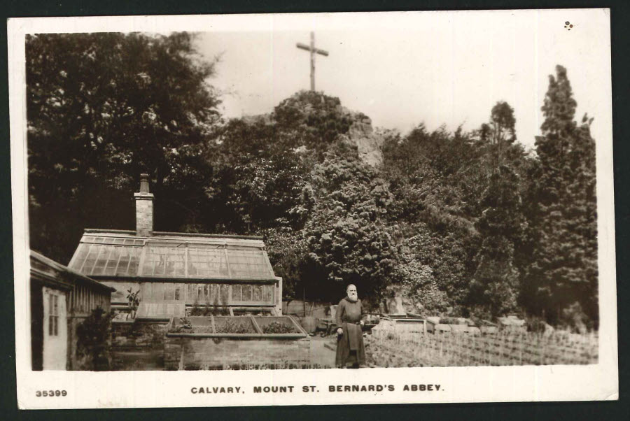 Postcard Calvary Mount, St. Bernard's Abbey 1915 - Click Image to Close