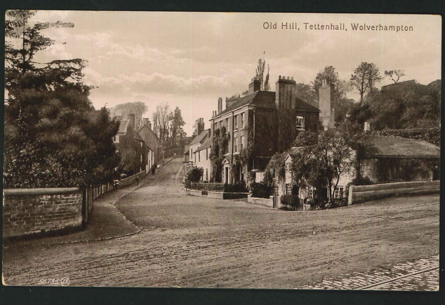 Postcard Old Hill Tettenhall, Wolverhampton - Click Image to Close