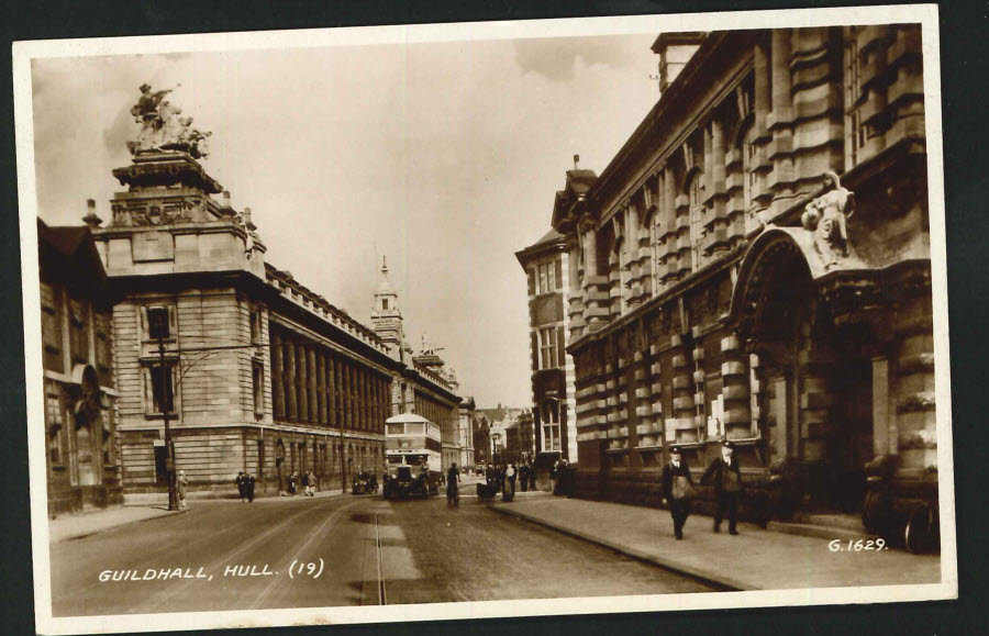 Postcard Real Photo Guildhall,Hull