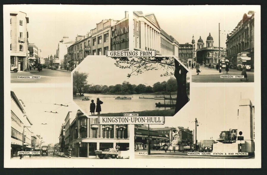 Postcard Multi View Kingston upon Hull