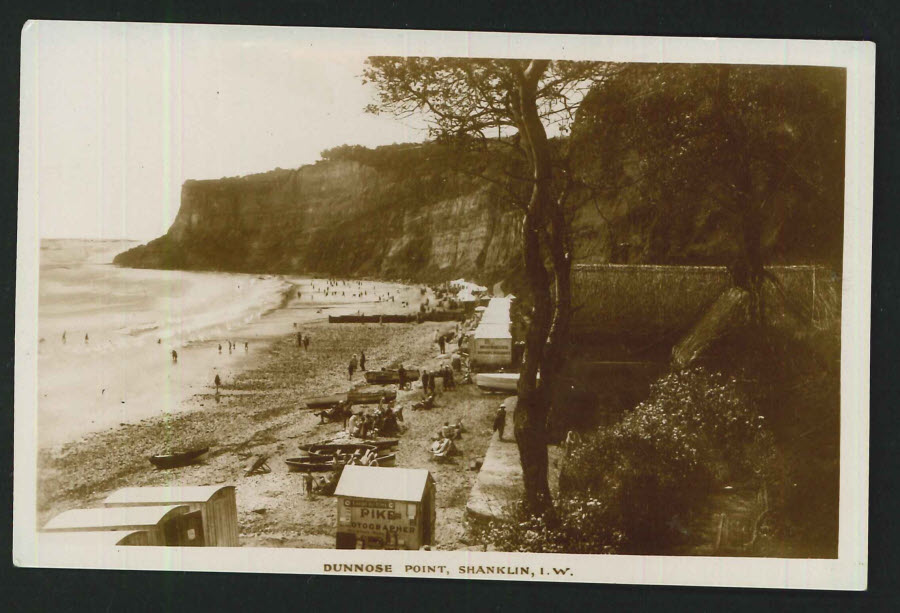 Postcard Dunnose Point, Shanklin Osle of Wight - Click Image to Close