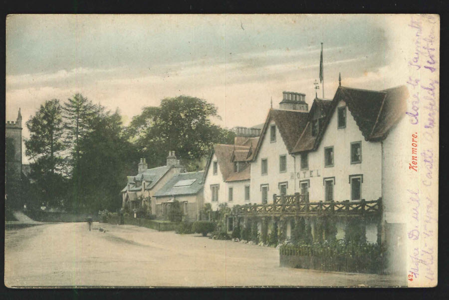 Postcard Kenmore, Perth 1905