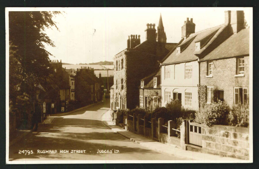 Postcard High Street Ruswarp - Click Image to Close