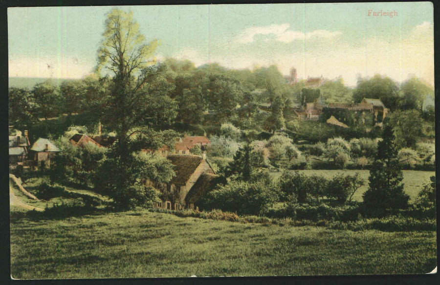 Postcard Wiltshire - Farleigh 1918