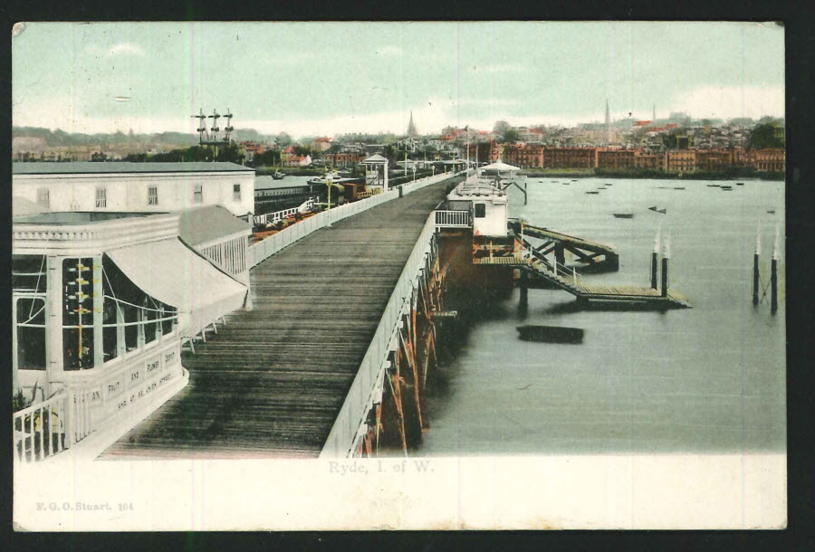 Postcard Isle of Wight - Ryde 1906