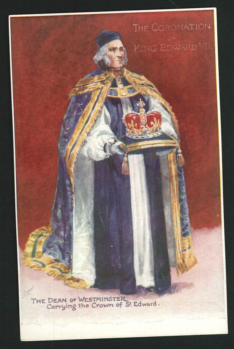 Postcard Royalty Coronation KIng Edward V11