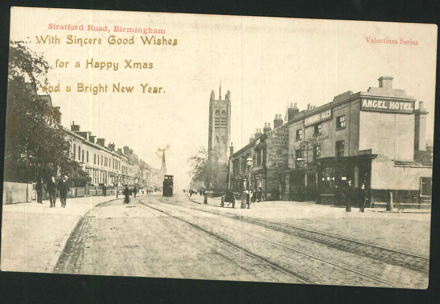Postcard - Birmingham - Stratford Road 1903