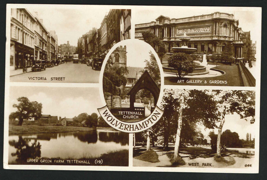 Postcard Northumberland Multi View Newcastle on Tyne 1906 - Click Image to Close