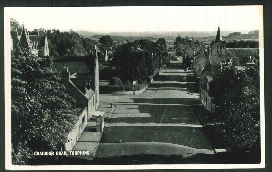 Postcard Scotland - Craigour Road,Torphins