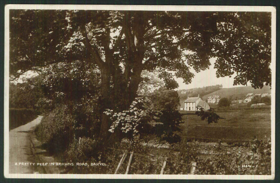 Postcard Scotland - Browns Road, Darvel, Ayrshire 1932