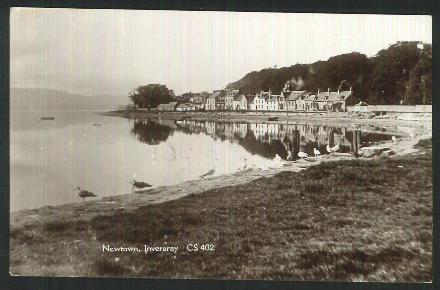 Postcard Scotland - Newtown, Inveray 1921