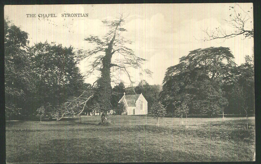 Postcard Scotland - The Chapel, Stronthian,Argyll 1928
