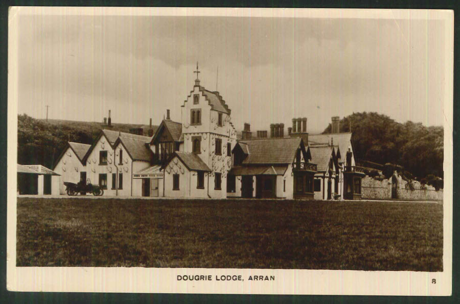 Postcard Scotland - Dougrie Lodge,Arran 1938