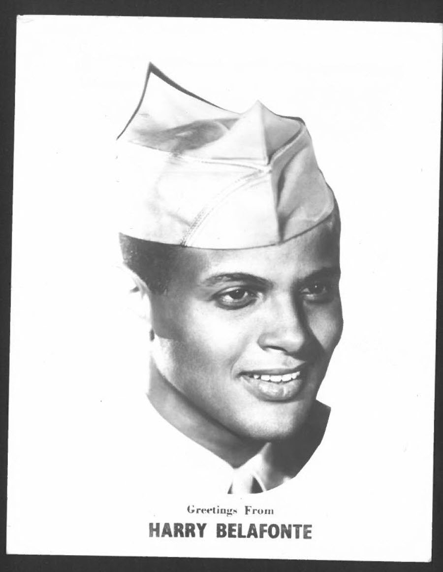 Postcard Harry Belafonte - Click Image to Close